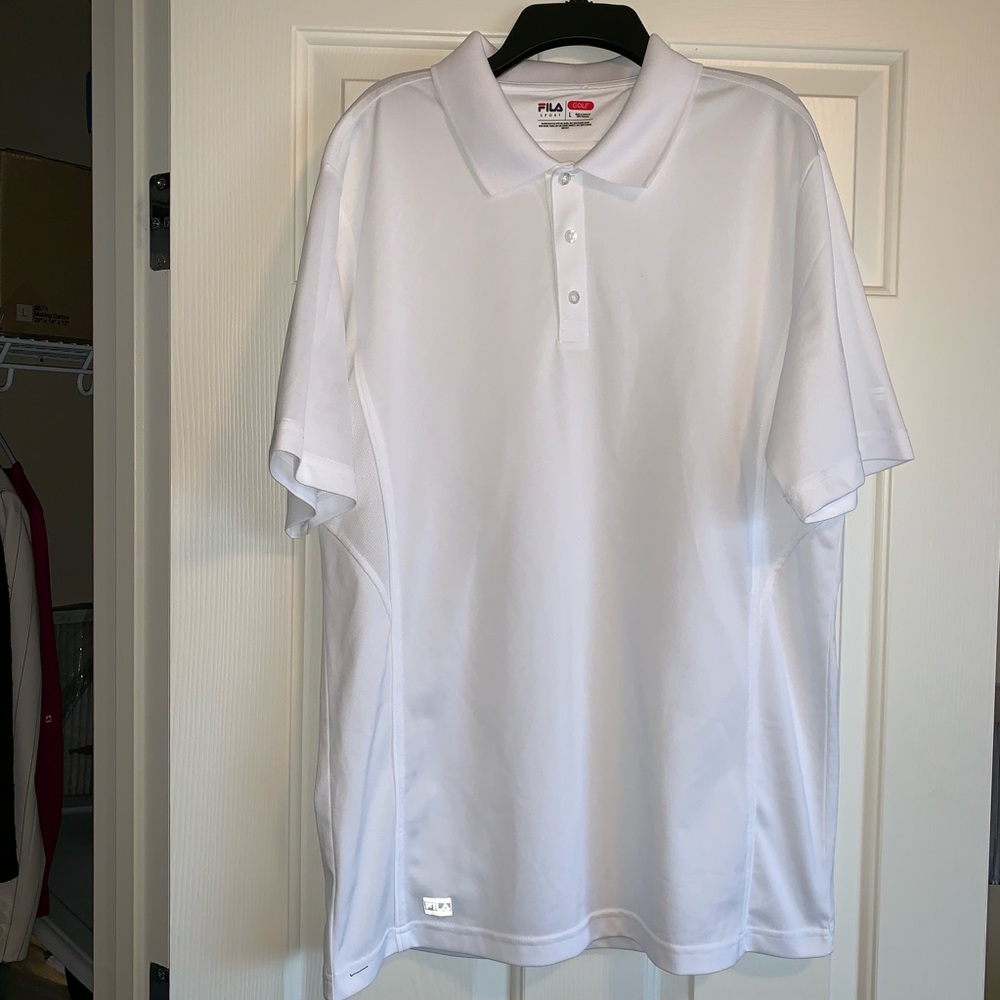 FILA GOLF WHITE POLO - Large